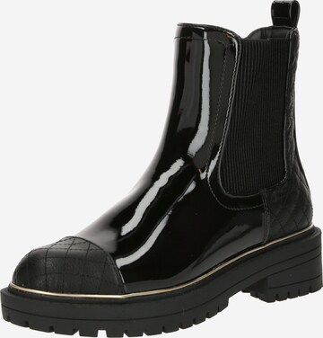 River Island - Botas Chelsea en negro: frente