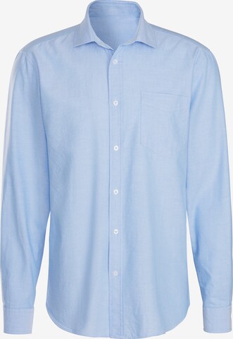 H.I.S Regular fit Button Up Shirt in Blue: front