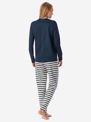 SCHIESSER Schlafanzug ' Casual Essentials ' in Blau