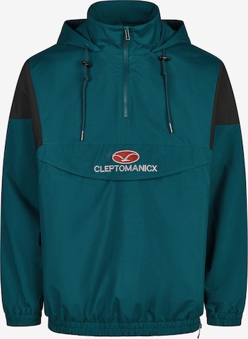 Cleptomanicx Freizeitjacke 'CityHHooded' in Grün: Vorderseite