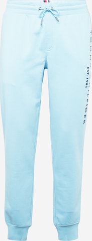 TOMMY HILFIGER Broek in Blauw: voorkant