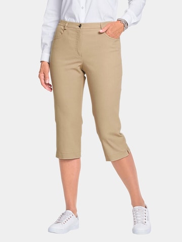 Goldner Regular Broek in Beige: voorkant