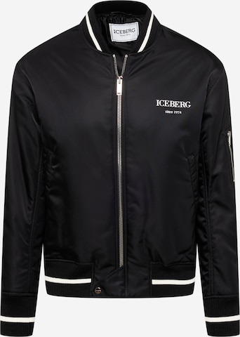 ICEBERG Between-Season Jacket 'GIUBBOTTO' in Black: front