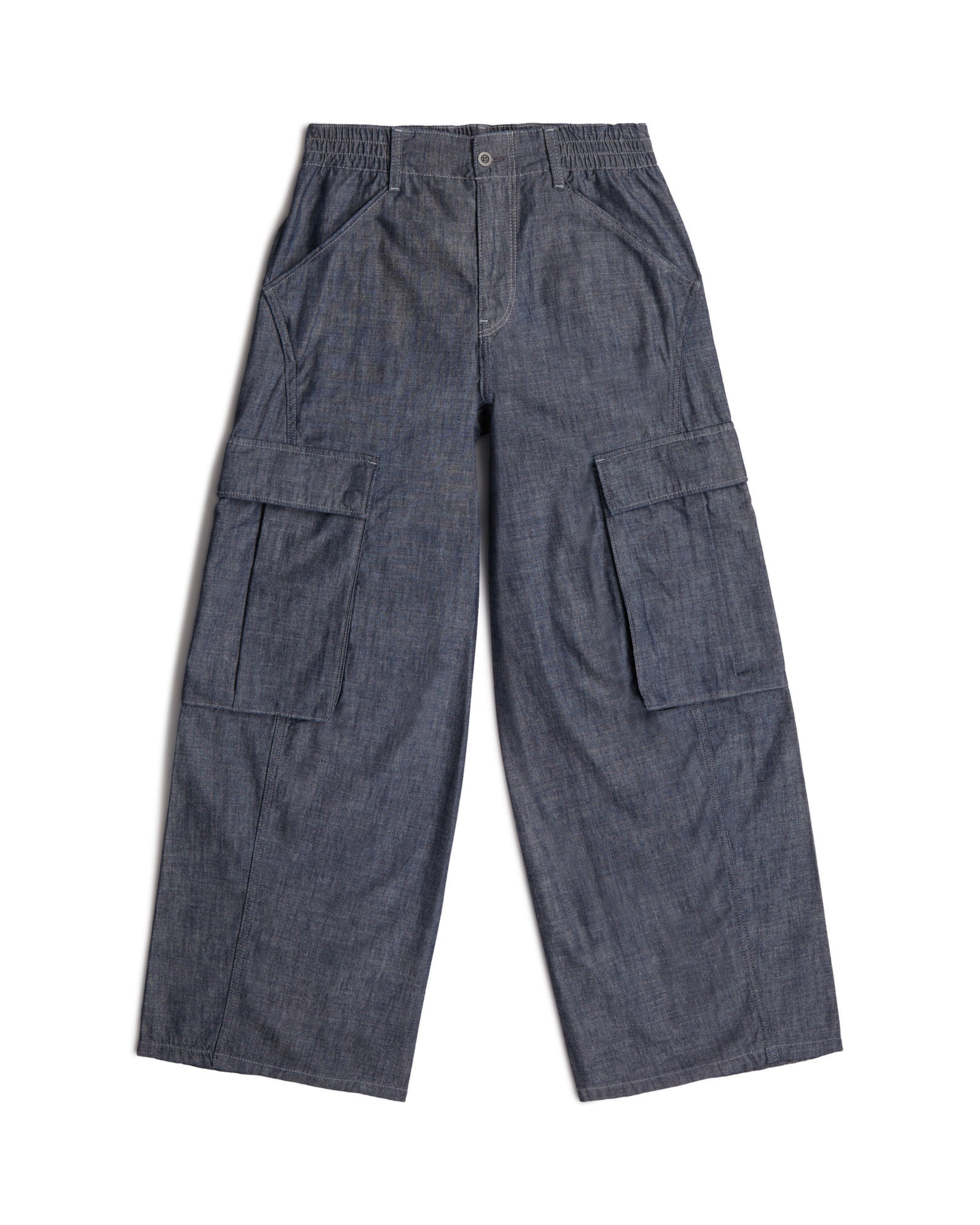 G-STAR Loosefit Cargojeans 'Cargo Summer Pants' in Blauw: voorkant