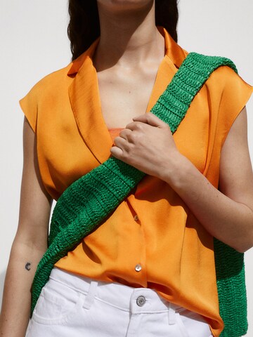 MANGO Bluse 'SASSA' i orange