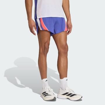 Regular Pantalon de sport 'Adizero Archive' ADIDAS PERFORMANCE en bleu : devant