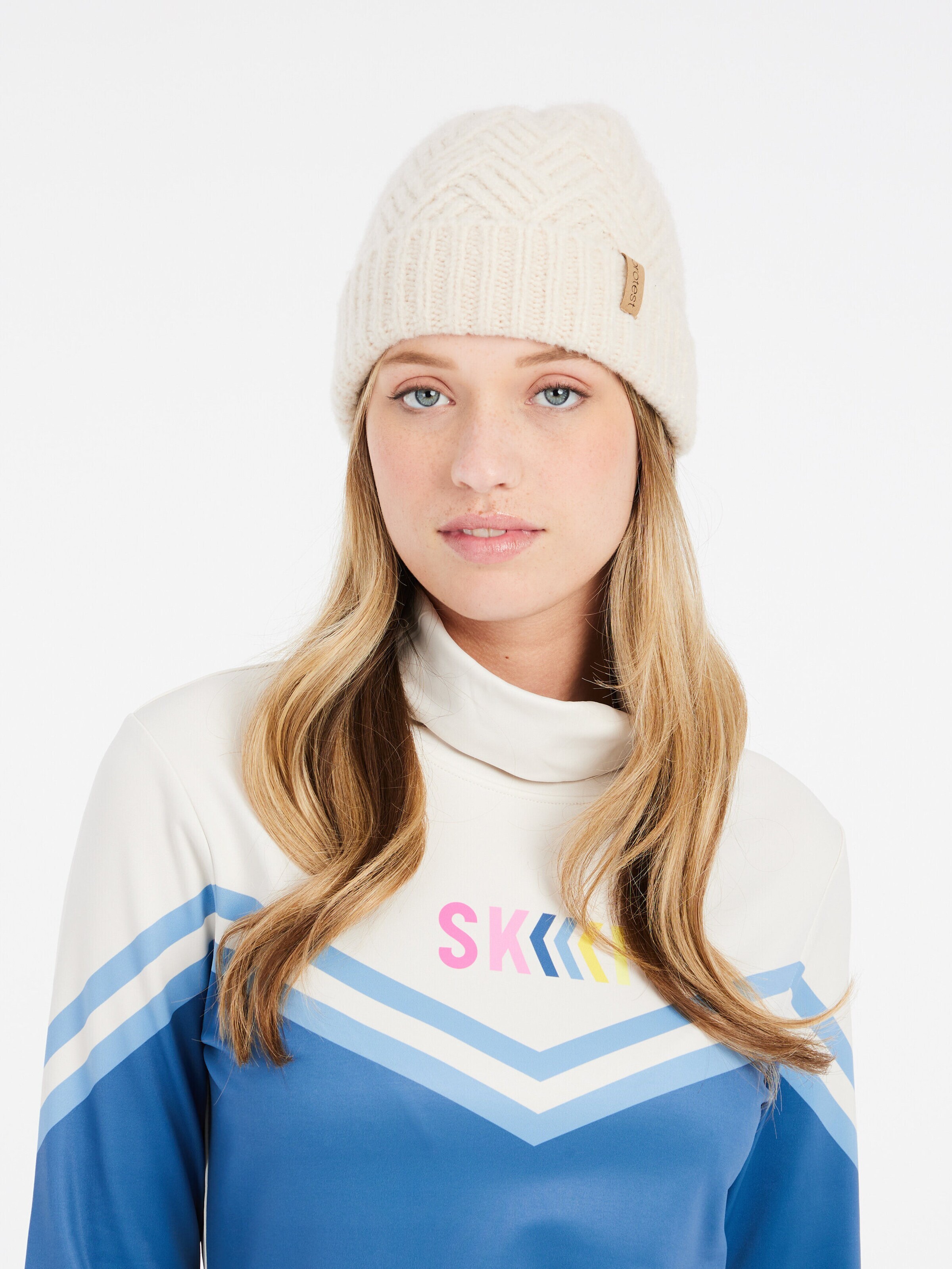 PROTEST Sportief sweatshirt 'PRTMERCI' in Blauw