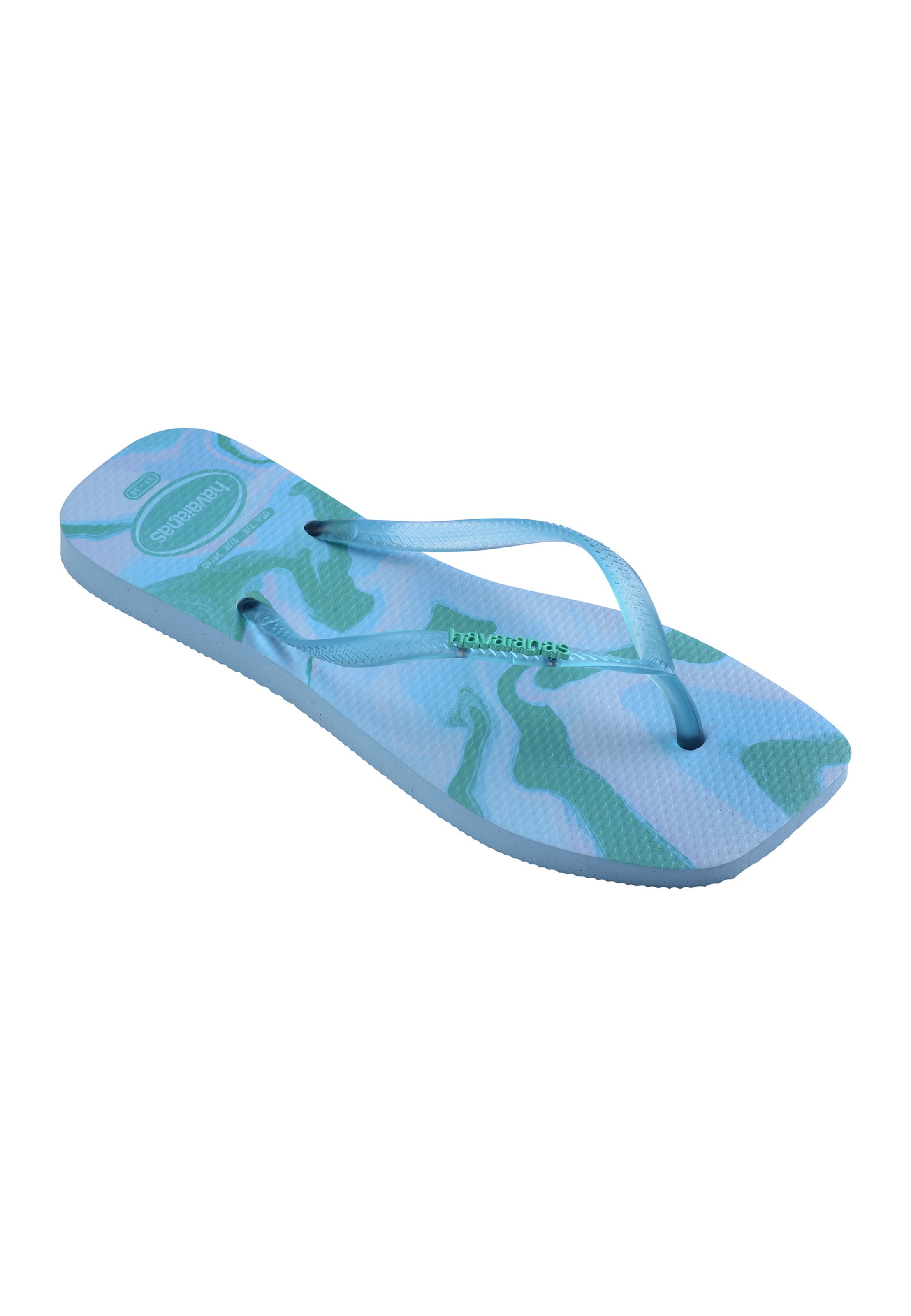 HAVAIANAS - Chinelos de dedo 'Square Jelly' em azul