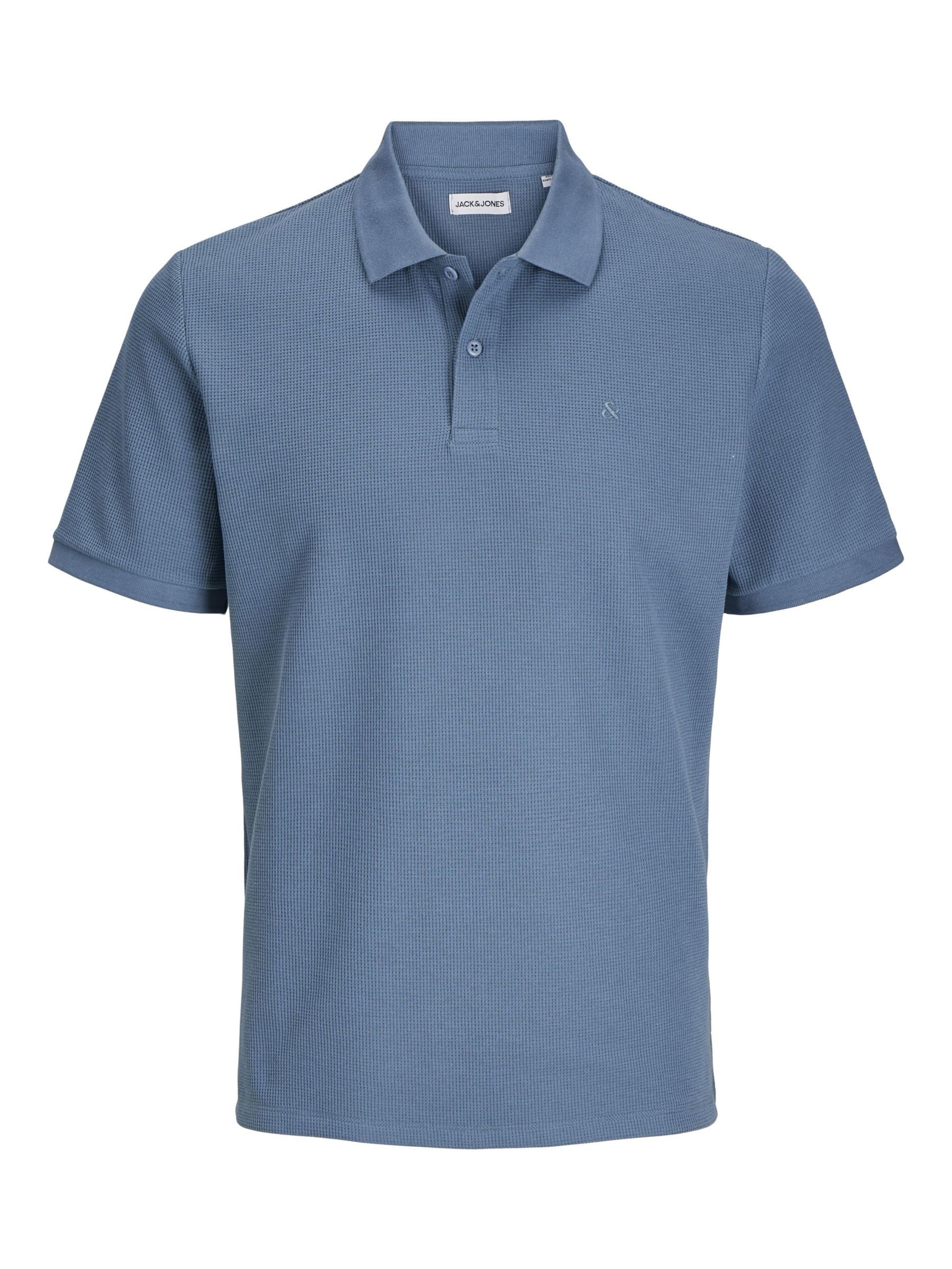 T-Shirt 'JJEAustin' Jack & Jones Plus en bleu : devant