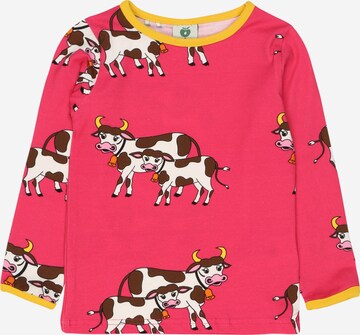 Småfolk Shirt 'Cow' in Rood: voorkant