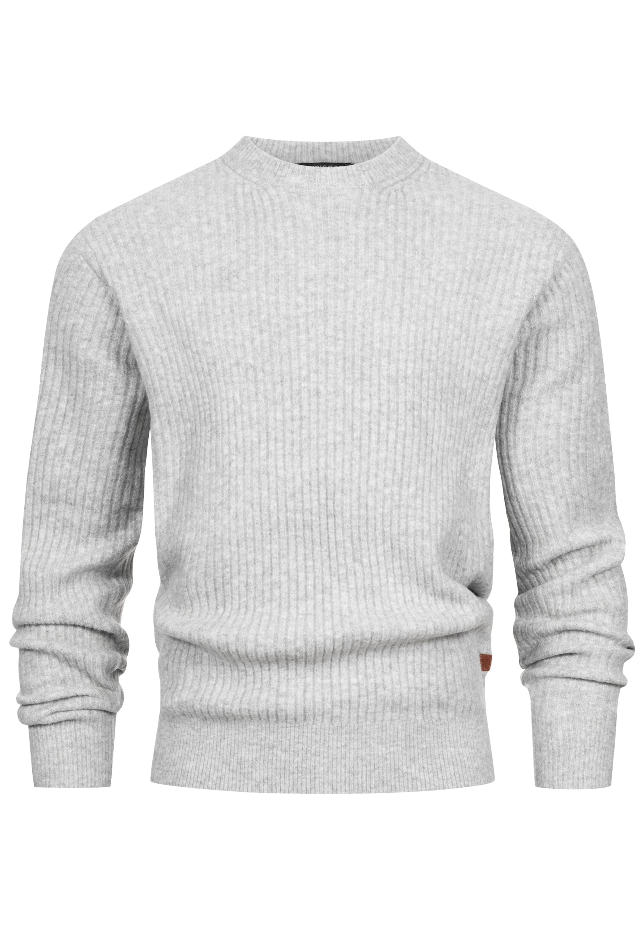 Pull-over 'INPeace' INDICODE JEANS en gris : devant