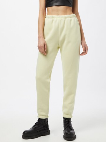 Effilé Pantalon Gina Tricot en vert : devant