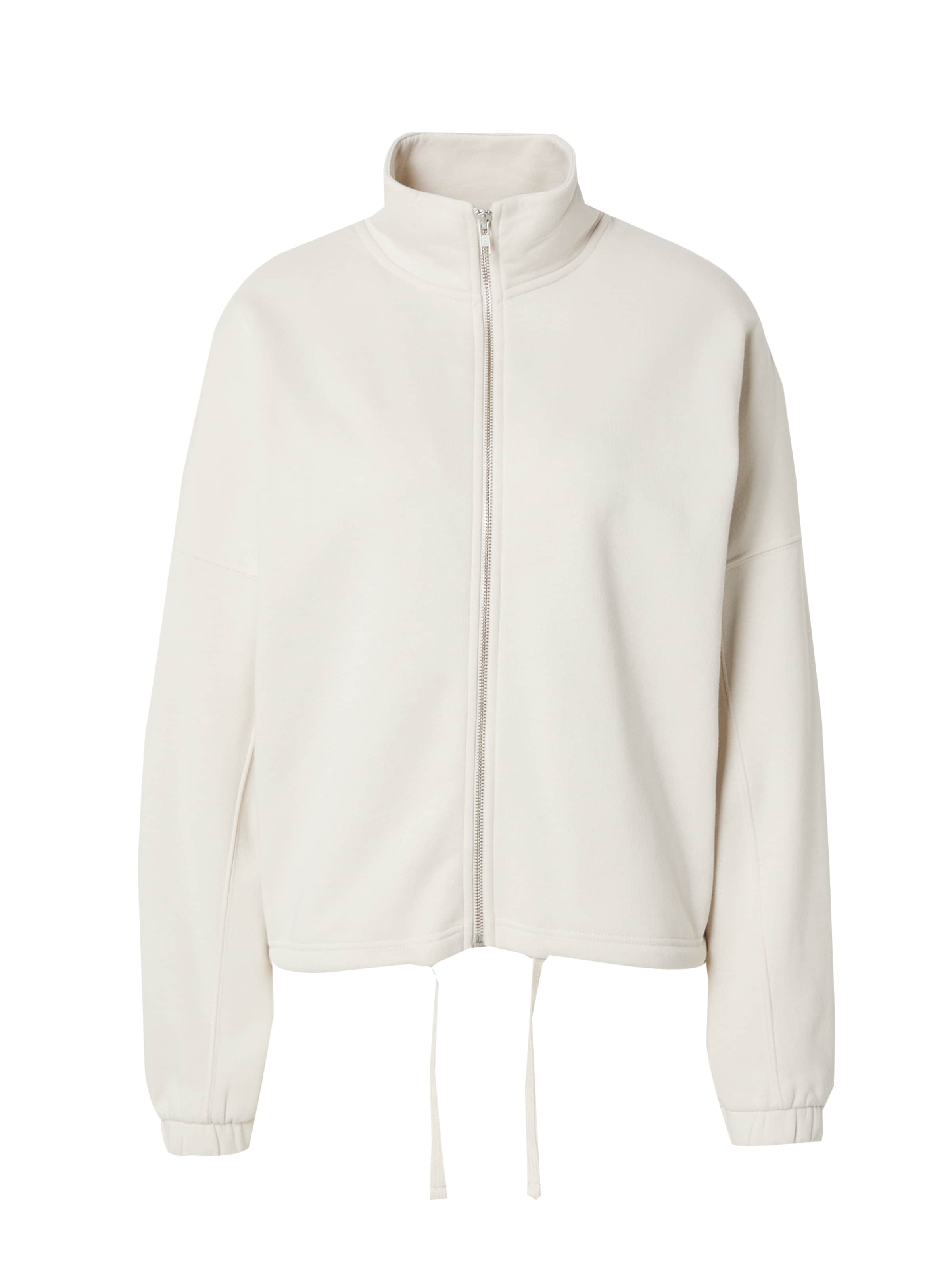 Aim'n Αθλητική ζακέτα φούτερ 'Campus' σε μπεζ: μπροστά