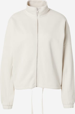 Aim'n Športová mikina so zipsom 'Campus' - Béžová: predná strana