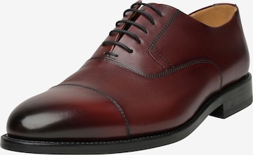 Henry Stevens Lace-Up Shoes 'Marshall CO' in Red: front