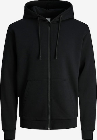JACK & JONES Sweatjacke 'Bradley' in Schwarz: Vorderseite