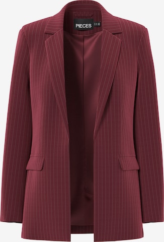 Blazer 'PCBossy' PIECES en rouge : devant