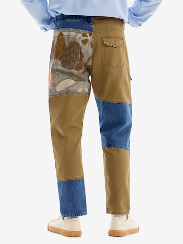 Desigual Tapered Cargohose in Blau