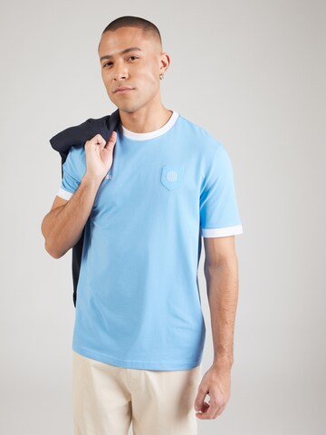 BOSS - Camiseta en azul: frente