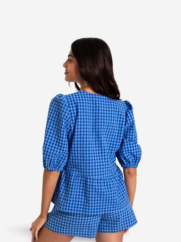 THE-ARE Blouse in Blauw