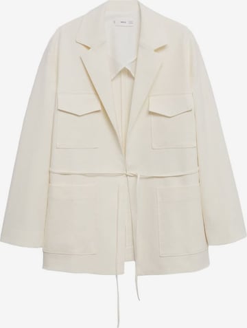 MANGO Blazers 'Blanca' in Beige: voorkant