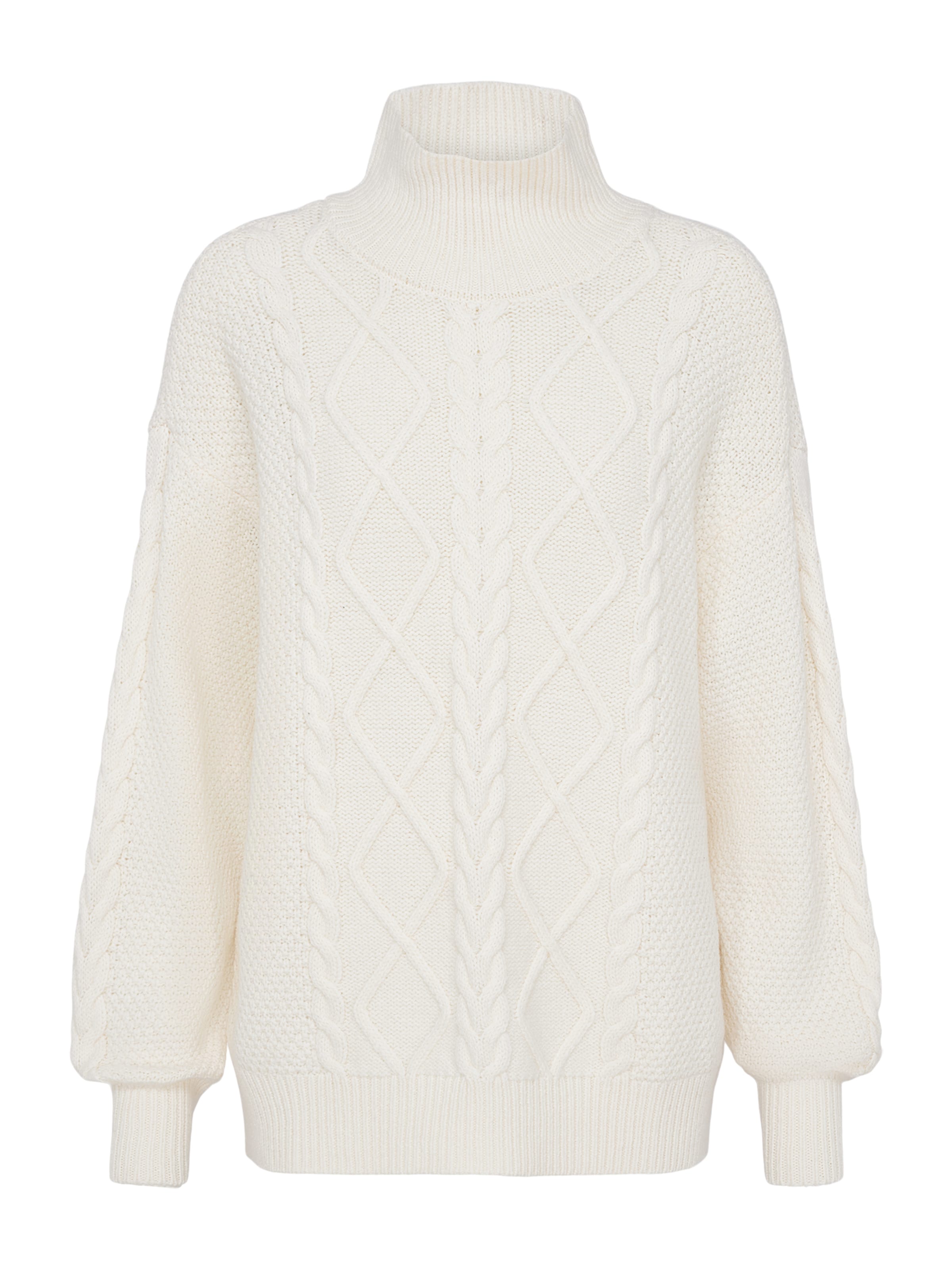 LeGer by Lena Gercke Свитер 'Elif' в Белый: спереди