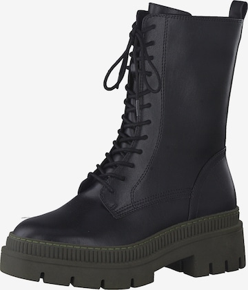 MARCO TOZZI Lace-up bootie in Black: front