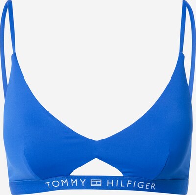Sutien costum de baie Tommy Hilfiger Underwear pe albastru / alb, Vizualizare produs