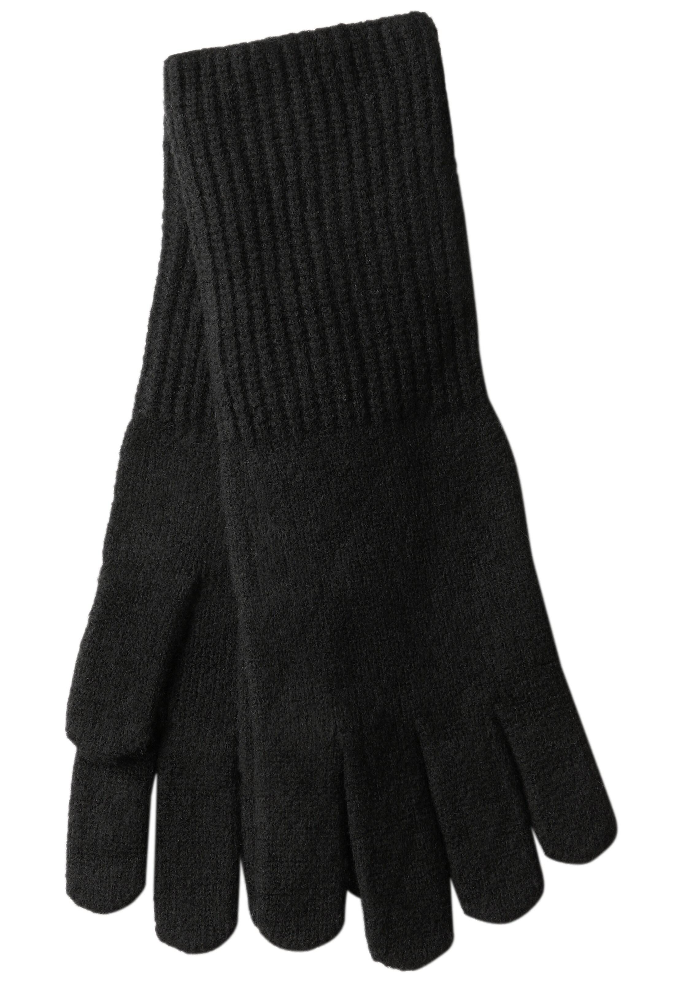 STREET ONE Fingerhandschuhe in Schwarz: Vorderseite