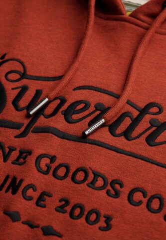 Sweat-shirt Superdry en orange