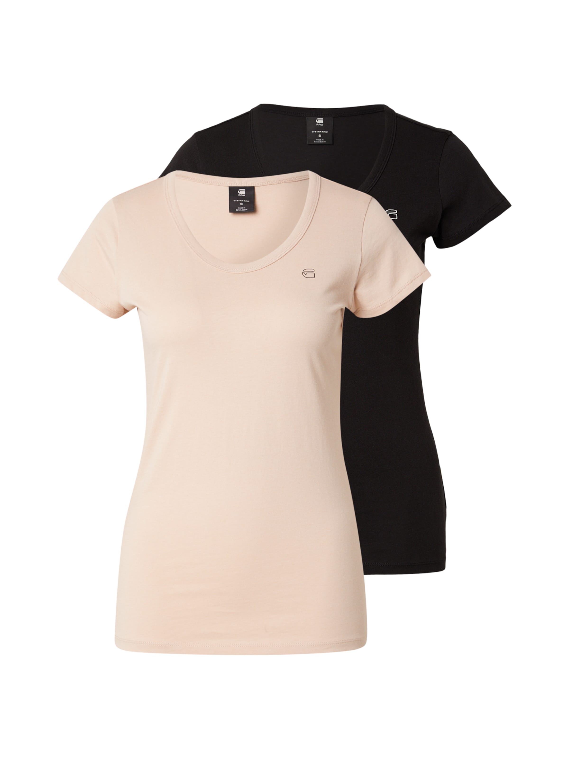 G-STAR T-shirt i beige: framsida