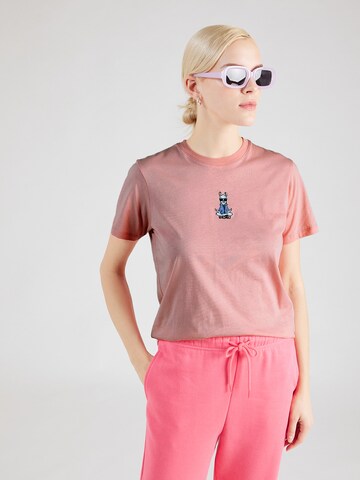 Iriedaily Shirt 'Lama Lama' in Roze: voorkant