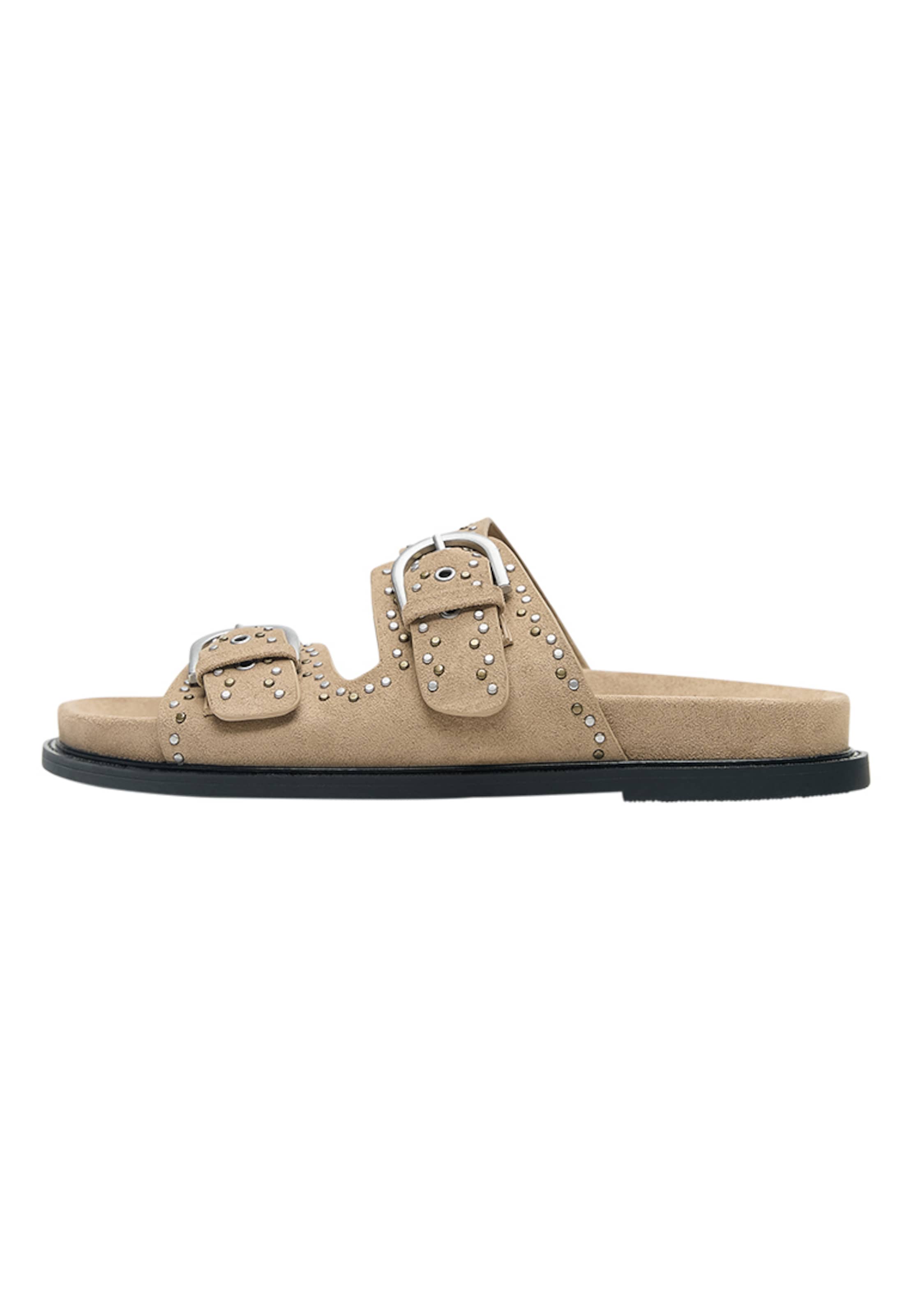 Pull&Bear Pantolette i 36 i beige, Produktvy