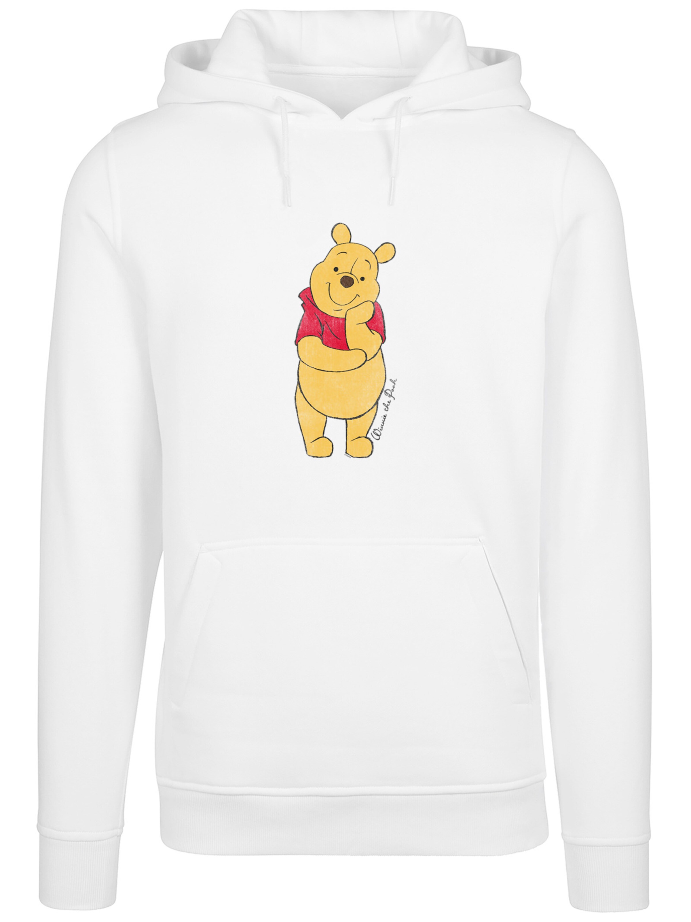 F4NT4STIC Sweatshirt 'Disney Winnie The Pooh Classic' in White: front