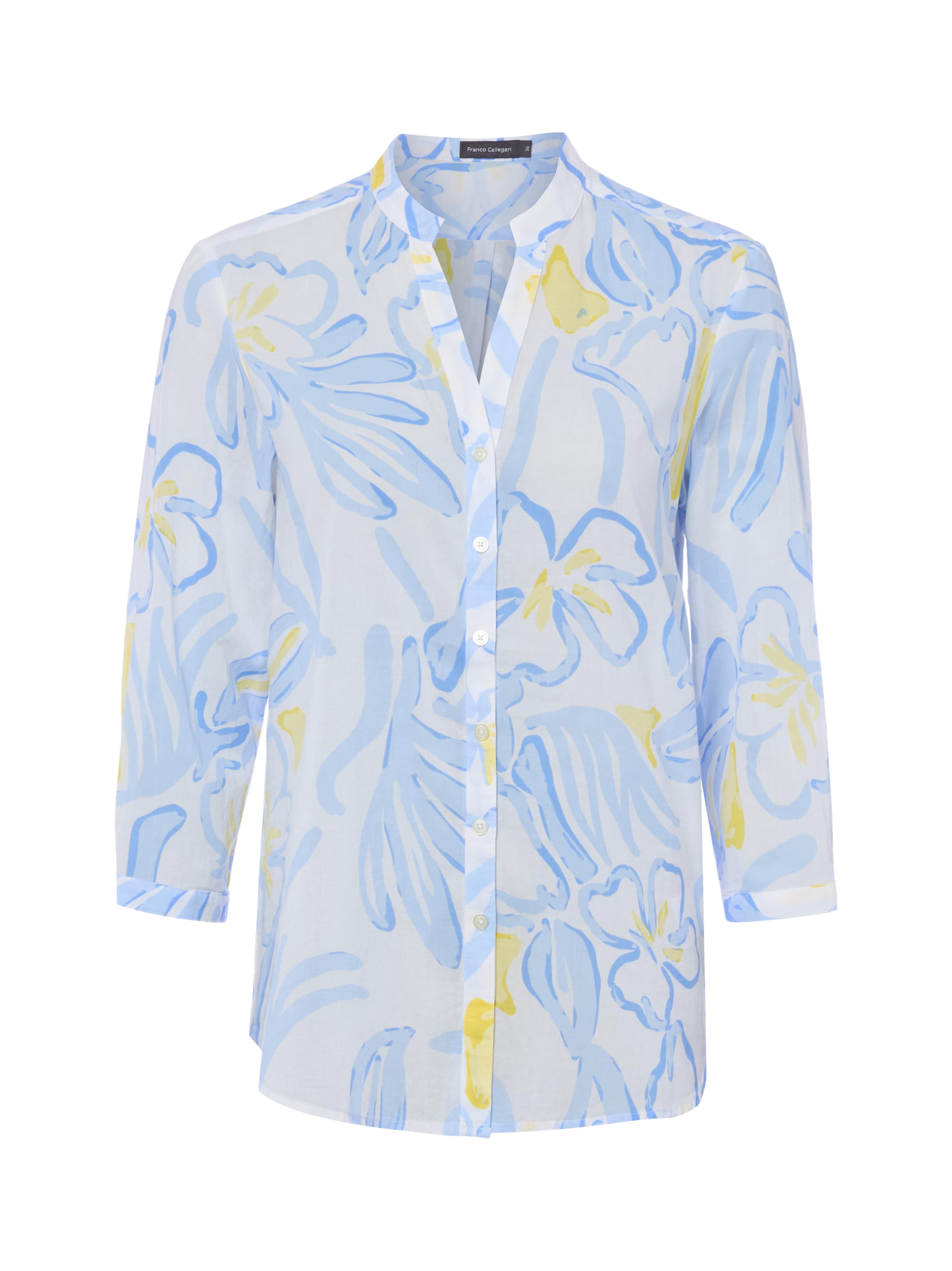 Franco Callegari Blouse in Wit: voorkant