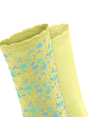 ESPRIT Socken 'Flower Meadow 2-Pack'‌‌‌‌‌‌‌‌‌‌ in Gelb