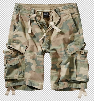 Brandit Cargoshorts in Grün: Vorderseite