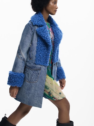 Desigual Zimný kabát - Modrá
