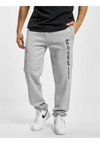 Thug Life Tapered Pants 'Hit The Streets' in Grey