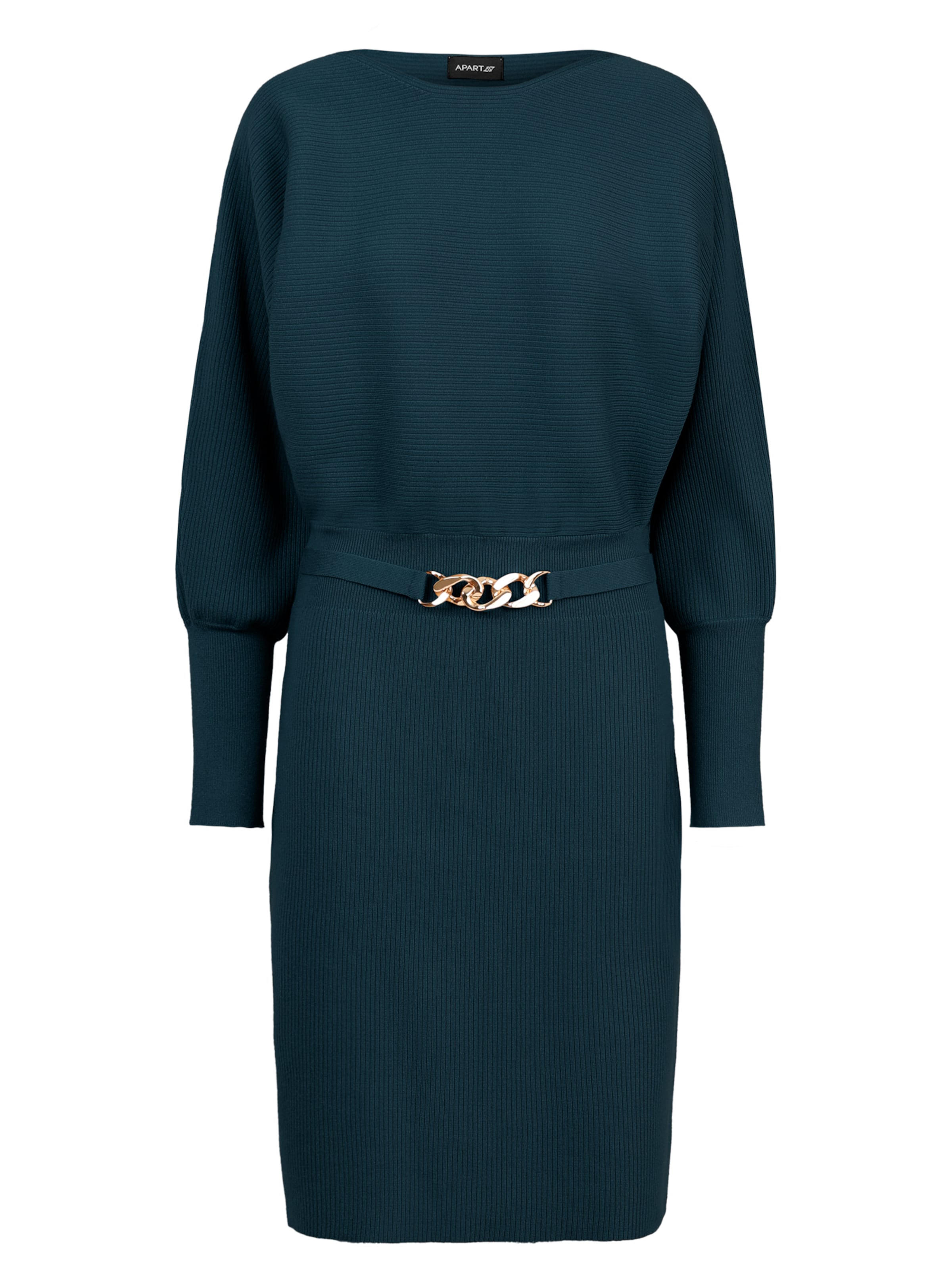 APART Knitted dress in XS in Petrol, Item view