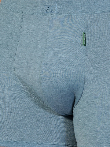 zd ZERO DEFECTS Boxershorts 'Apolo Soya Trunk' in Blau