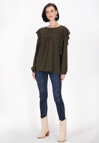 usha FESTIVAL - Blusa 'Fashion Look' em verde