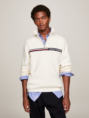 TOMMY HILFIGER Sveter - Béžová: predná strana