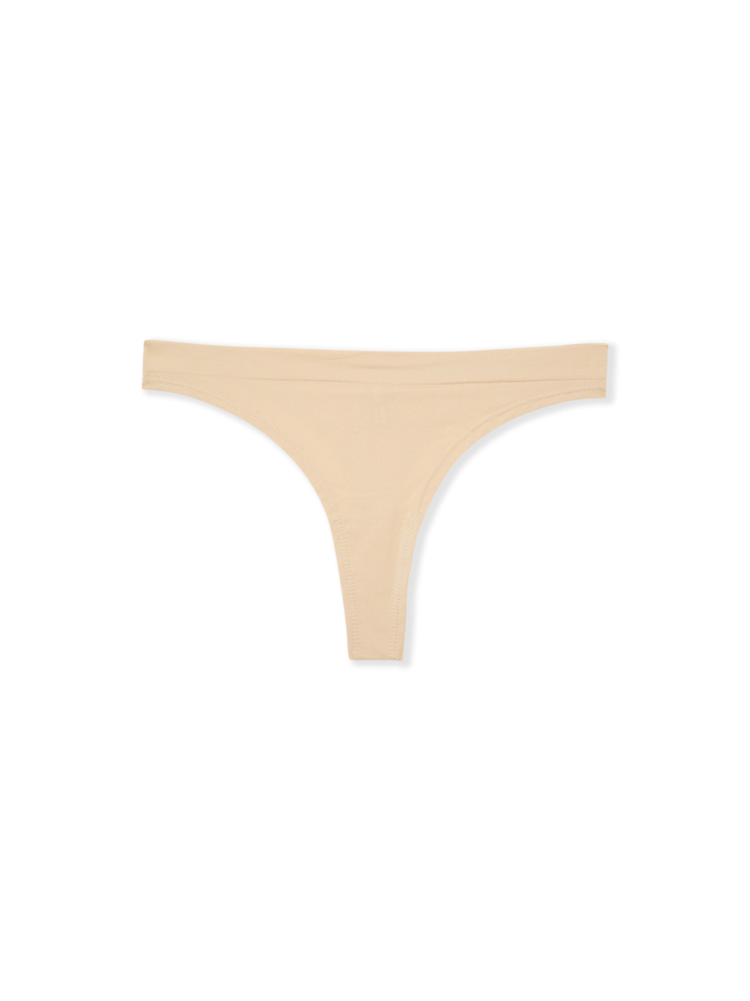ETAM Thong 'Aube' in Beige: front
