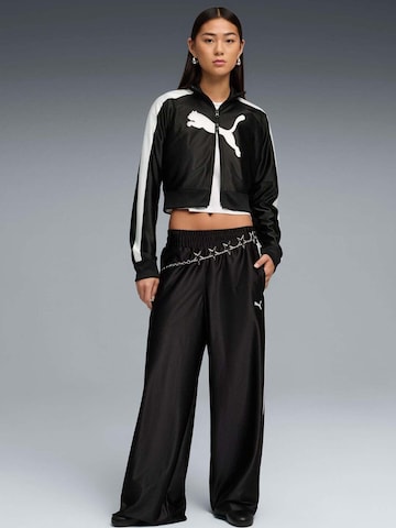 Giacca sportiva 'Future archive T7slim Cropped Track' di PUMA in nero
