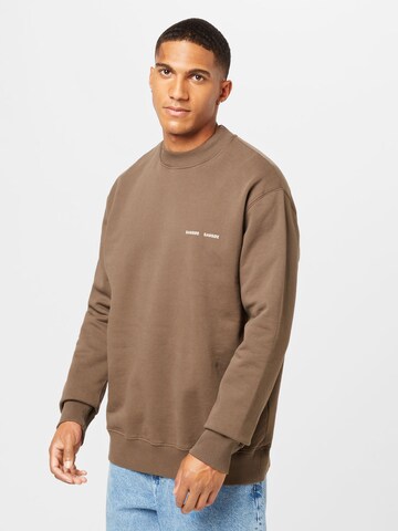 Samsøe Samsøe Sweatshirt 'Norsbro' in Brown: front