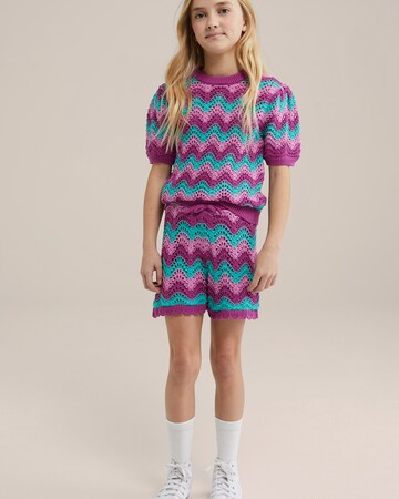 WE Fashion Sweater in Purple