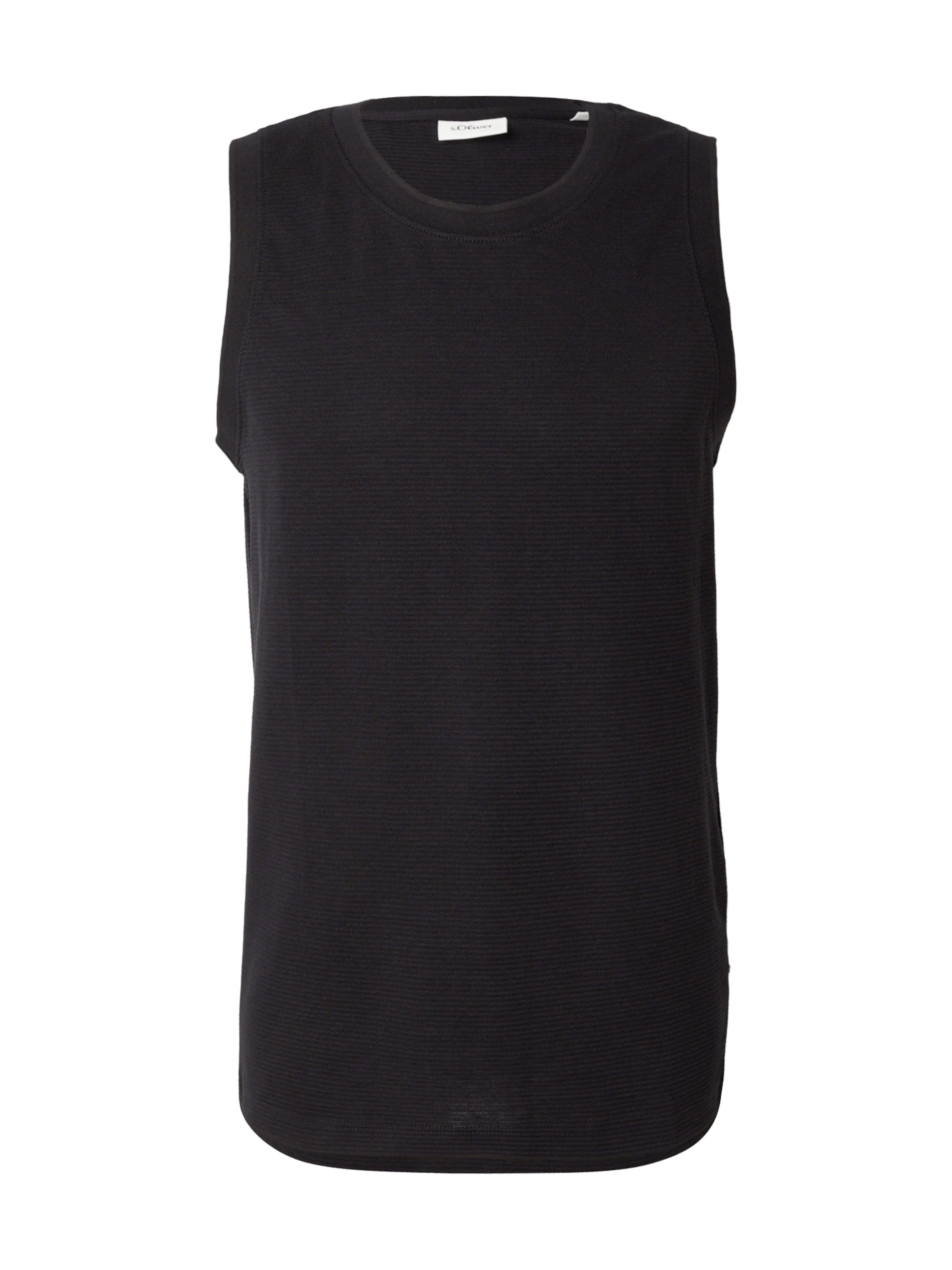 Maglietta di s.Oliver in nero: frontale