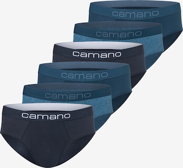 camano Slip in Blauw: voorkant