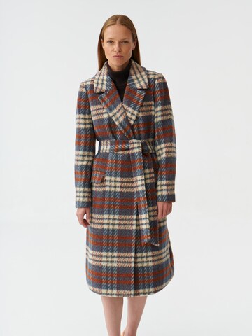 TATUUM Between-seasons coat 'Mati' in Blue: front